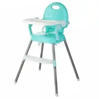 Silla Comedor Bebe 3 En1 Portatil Baby Xd-1 Verde
