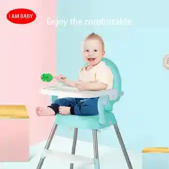 Silla Comedor Bebe 3 En1 Portatil Baby Xd-1 Verde