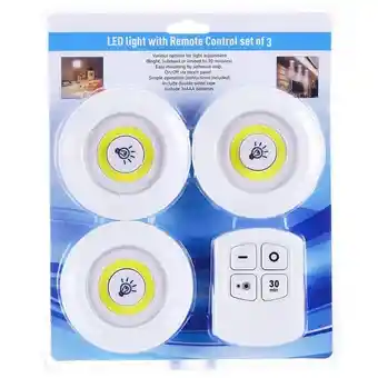 Set De Luces Led Con Control Remoto X3 Unidades