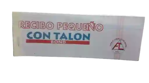 Recibo Pequeño Con Talon X80