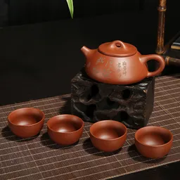 Juego De Té Rojo