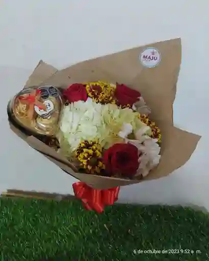 Promo Bouquet Con Rosas