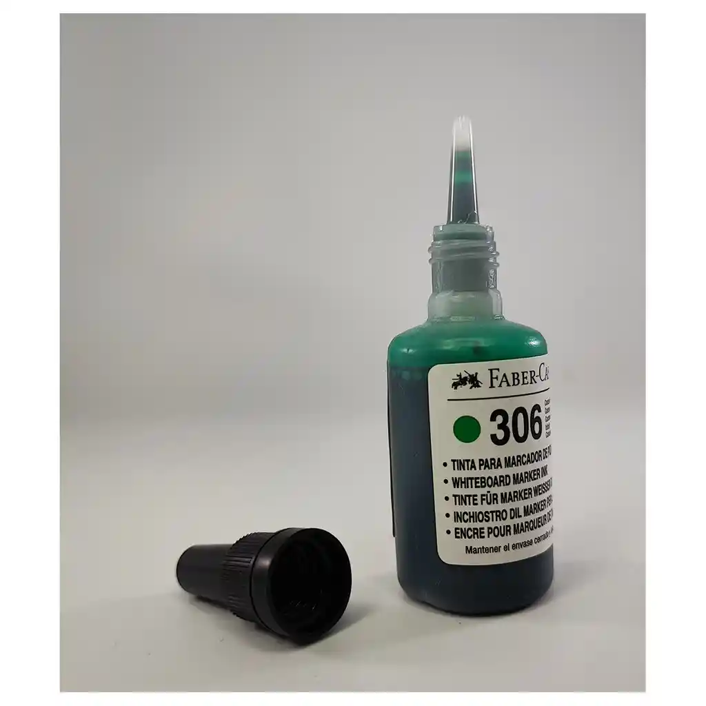 Tinta Para Marcador Borrable Verde X 27.5 Ml Faber Castell