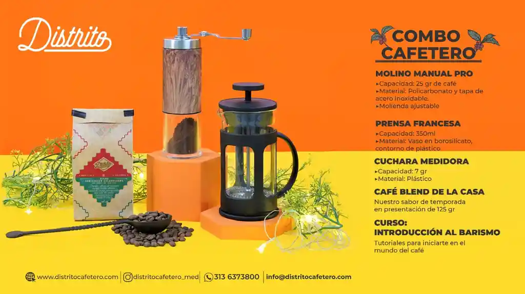 Kit Molino, Prensa, Café Agrandado