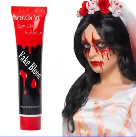 Tarro De Sangre Artistica Personal Maquillaje Halloween