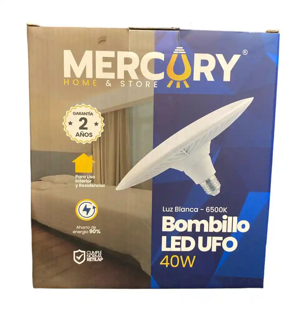 Bombillo Led Ufo 40w 6500k E27