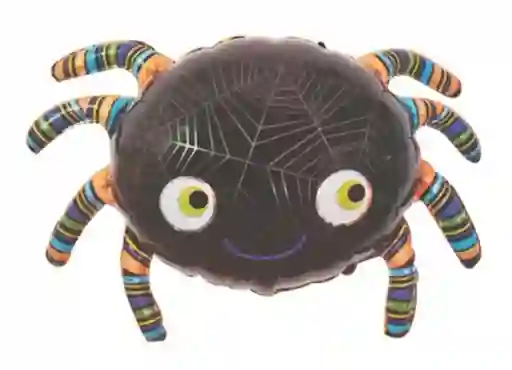 Araña Inflable Metalizada Mediana Decoracion Halloween