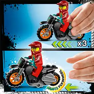 Lego City 60311 Fire Stunt Bike