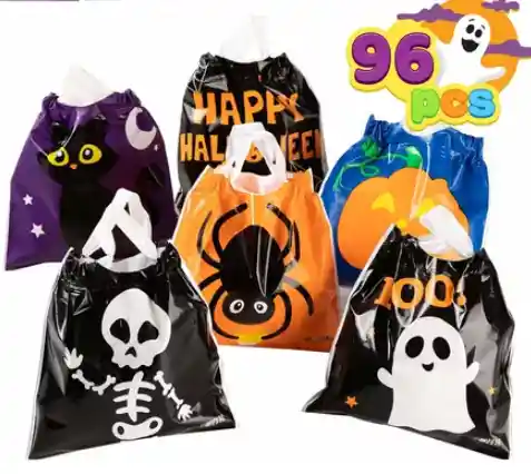 Bolsas De Dulces Para Hallowen X5 Unidades