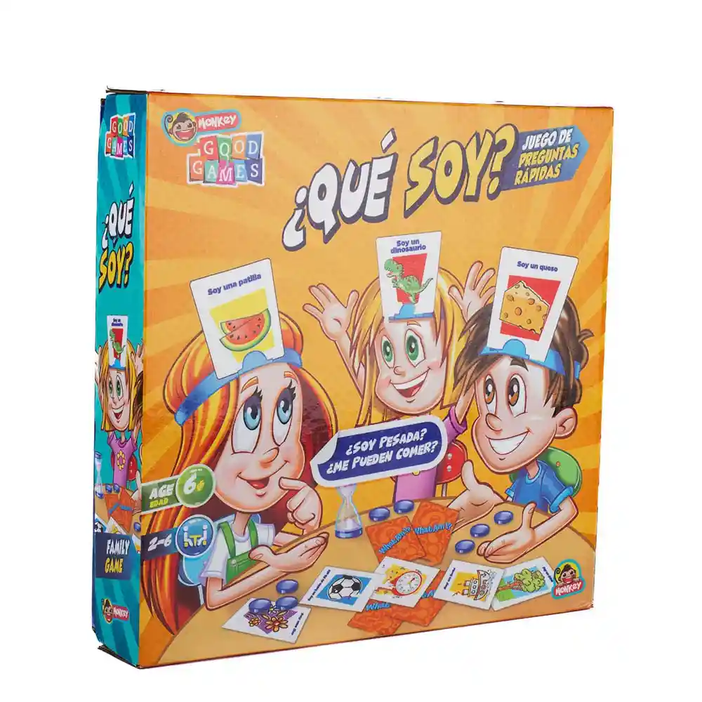 Juego De Mesa ¿qué Soy? Familiar Concentración Niños Adultos