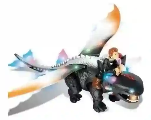 Dinosaurio Chimuelo Luces Y Sonido Dragón De Juguete Niños