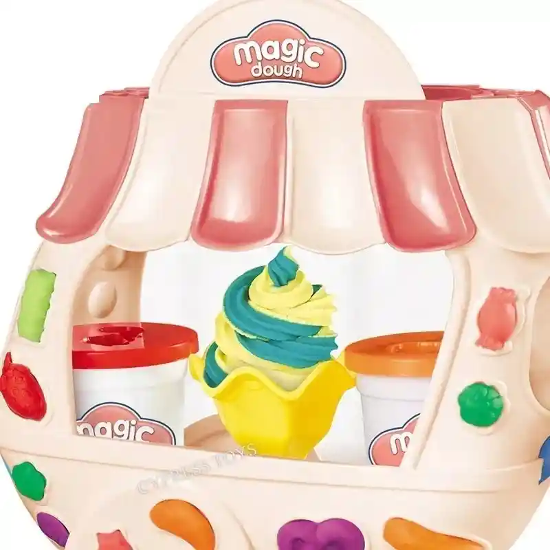 Carrito De Helados Magic Dough Tipo Play-doh Plastilina