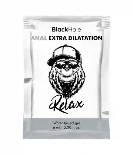 Gel Dilatador Anal A Base De Agua 6ml - Black Hole