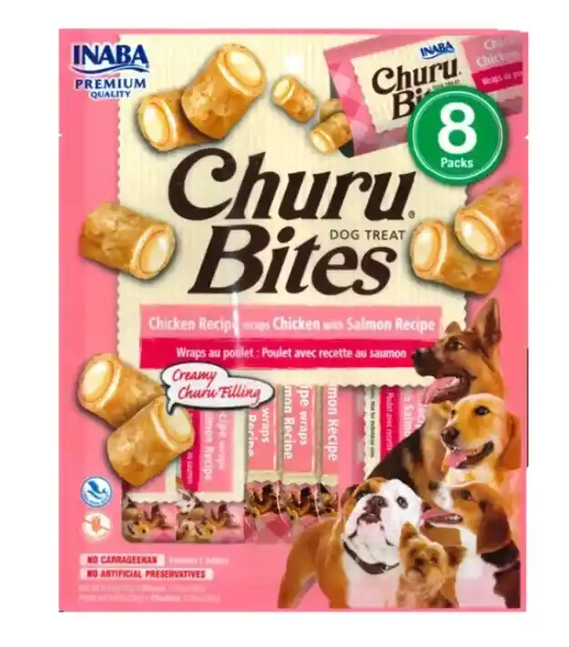 Snack Cremoso Para Perro Inaba Churu Bites Precio Habitual Pollo Y Salmón