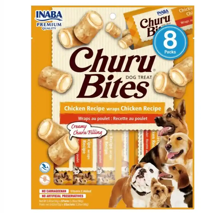 Snack Cremoso Para Perro Inaba Churu Bites Pollo