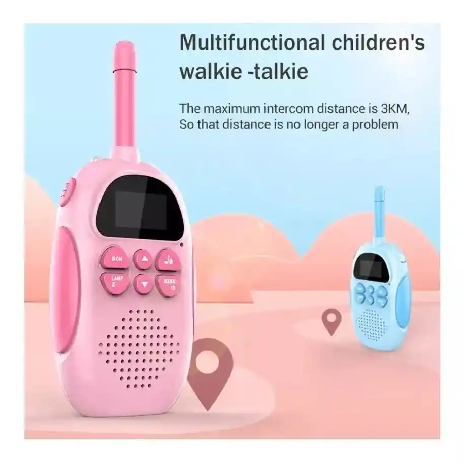 Walkie Talkie Mini Radios Niños X 2uni Recargables