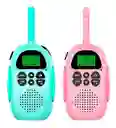 Walkie Talkie Mini Radios Niños X 2uni Recargables