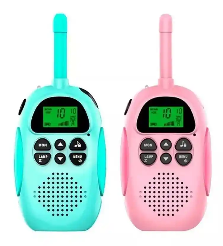 Walkie Talkie Mini Radios Niños X 2uni Recargables