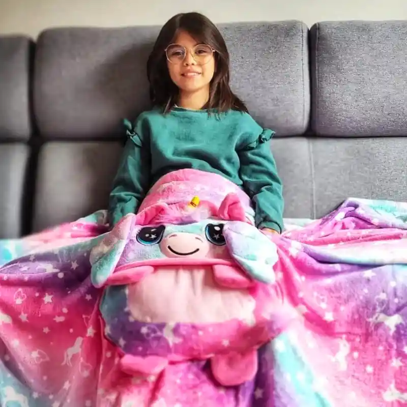 Cobija Unicornio Arcoiris