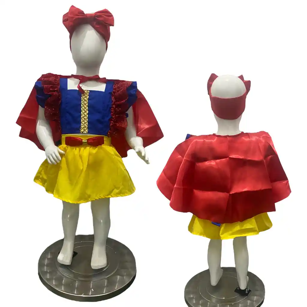 Disfraz Princesa Blancanieves Bebe Talla 3-6 Meses