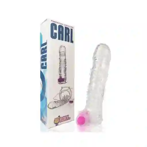 Funda Para Pene Carl Con Vibración Transparente