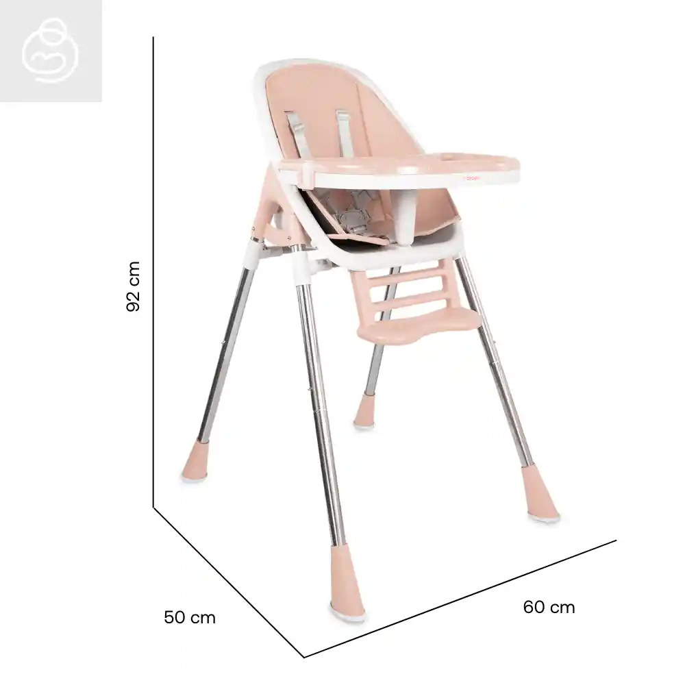 Silla Comedor Baby Dinner Pink