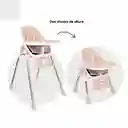 Silla Comedor Baby Dinner Pink