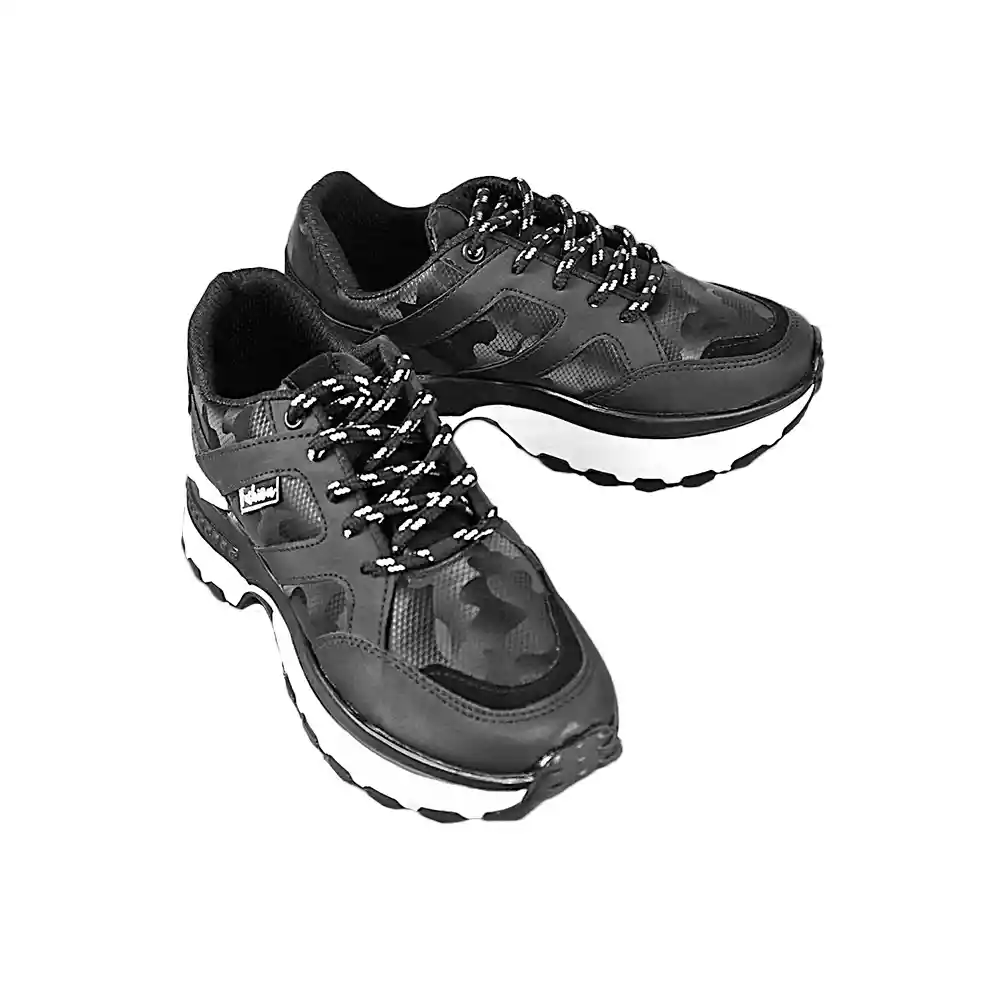 	 Zapato Dama Calzado Mujer Tenis Casual Karla Chacon Flavia - Negro / 35