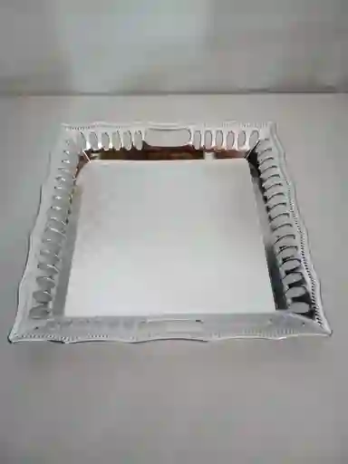 Bandeja Para Pasabocas Plateado