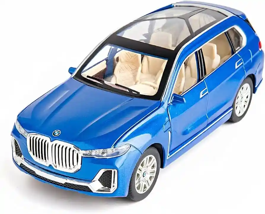 Carro Colección Bdtctk Compatible Con Bmw Modelo Auto De Juguete Con Luz Y Sonido