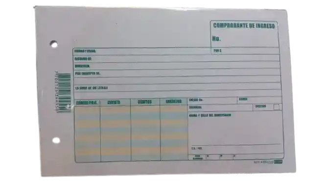 Comprobante De Ingreso