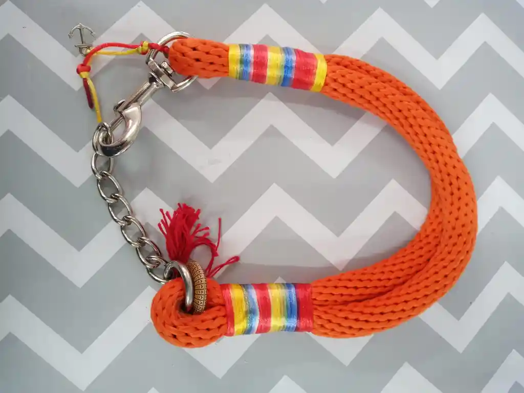 Correa + Collar (ajustable) Para Perros Artesanal