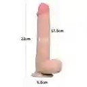 Dildo Lovetoy 9.0" Sliding Skin Dual Layer Dong Piel Realista