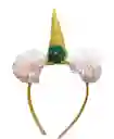 Diadema Unicornio Pompón