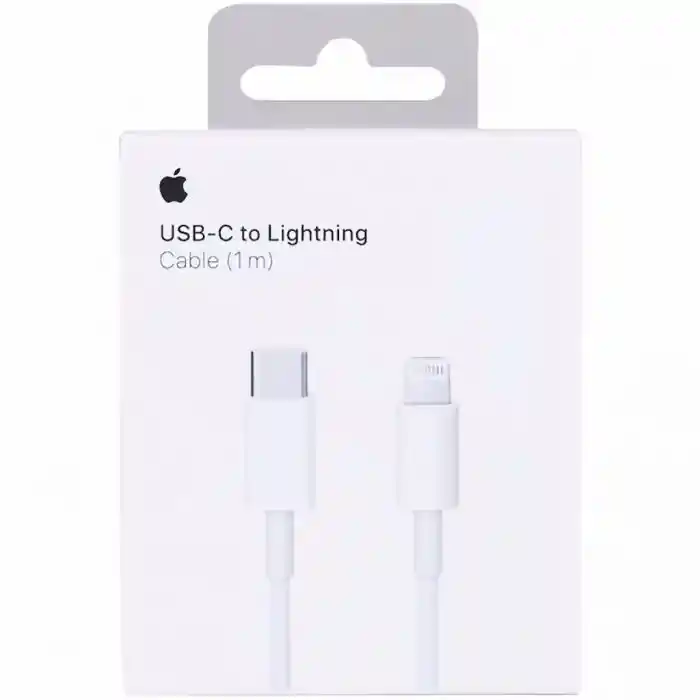 Cable Iphone Tipo C - Lightning. 1 Metro/ Carga Rapida