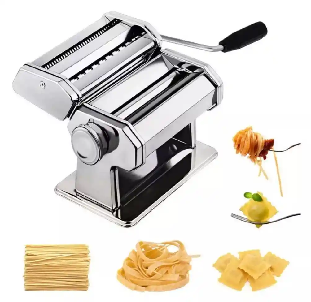 Maquina Molino Hacer Pasta Spaguetti Manual Grosor Ajustable