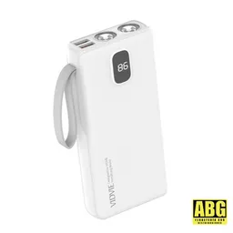 Power Bank De 20.000mah Vidvie Con Linterna Y Pantalla Led - Doble Puerto Usb (carga Rápida)