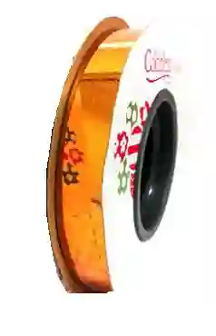 Cinta De Papel Naranja Metalizado 1cm (x Metro)