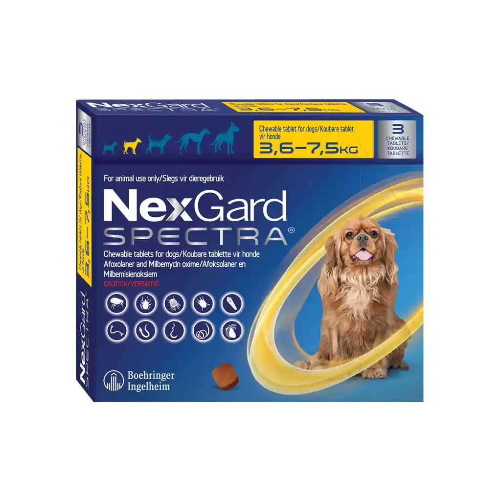 Nexgard Spectra 3.5-7.5 Kg