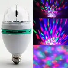 Bombillo Led Giratorio Discotekero Colores