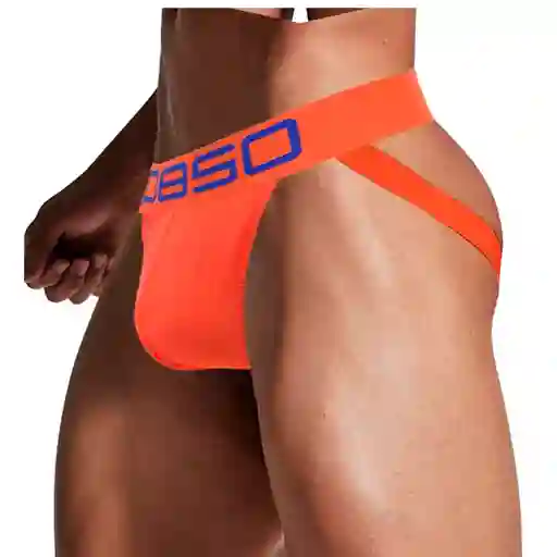 Suspensorio Neon Orange Sexy Hot Underwear Lencería Erótica Masculina Jockstrap Hombres Gluteos Al Aire Libre