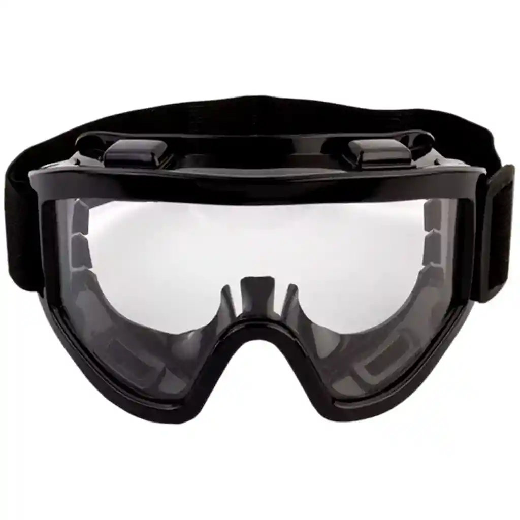 Gafas Motocross Casco Gm04 Uv Lentes Deportes Goggles Vis Transparente/negro