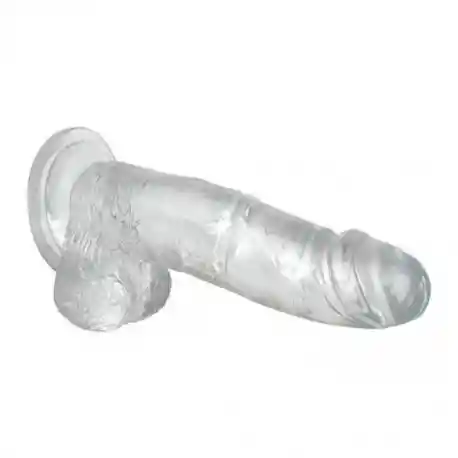 Dildo Realista Transparente 17.5cm