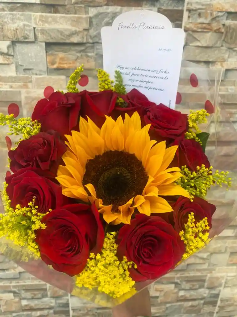 Rosas Y Girasoles