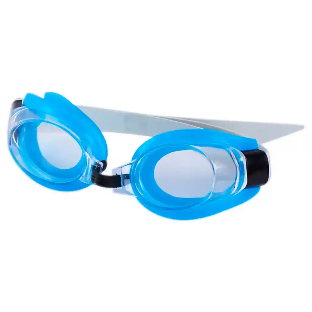 Set Niños Natación Kit Gafas + Gorro Pez Silicona - Azul