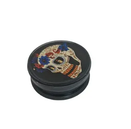 Grinder Moledor Trillador 2 Piezas Acrílico Diseño Calavera