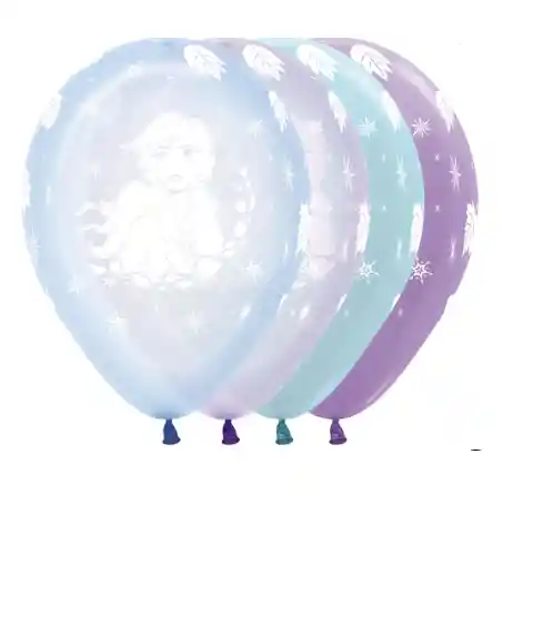 Bombas Globos R12 Cristal Satin Surtido Infinity Frozen Paquete X10 Und Sempertex