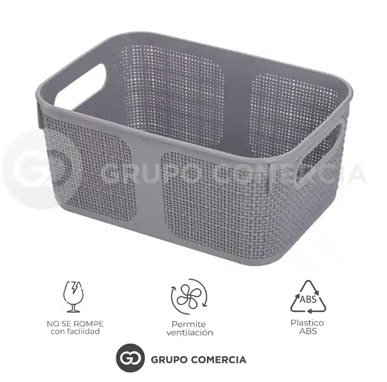 Recipiente Contenedor Caja Organizadora Multiusos 23x16x10cm