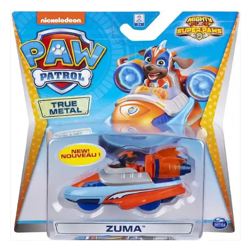 Vehiculo Coleccionable Paw Patrol Metal Zuma Super Paws