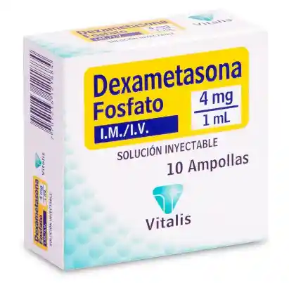 Dexametasona Fosfato 4 Mg X 1 Ampolla 1 Ml